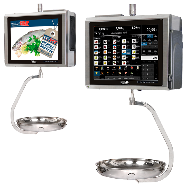 Balanzas PC CS-2255 Colgante Inox Etiquetas (o Tickets) 2" - Imagen 2