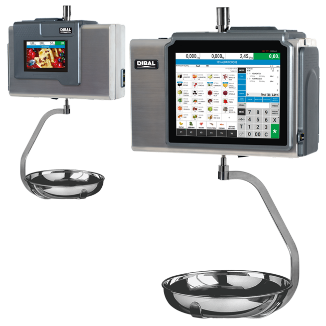 Balanzas PC CS-2155 Colgante Inox Etiquetas (o Tickets) 2"