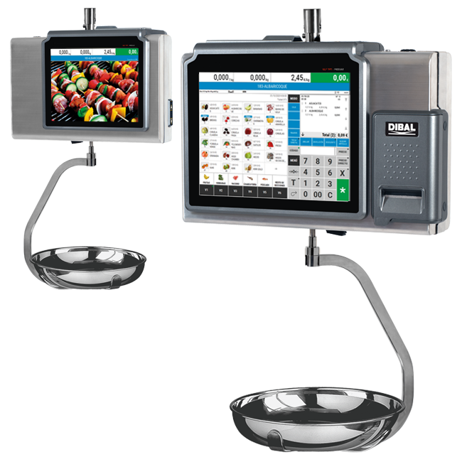 Balanzas PC CS-2150 Colgante Inox Tickets 2" - Imagen 2