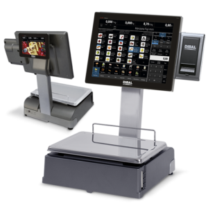 Balanzas PC CS-2257 Doble Cuerpo Tickets y Etiquetas 2"